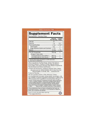 Now Foods Omega-3 Fish Oil - Омега-3 из рыбьего жира, жевательные конфеты, 36 шт Фото 2