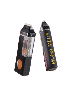 Disposable vape pen Muha Meds 2ml for distillates with LED indicator (empty) Фото 1