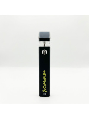 Canapuff 1ml Empty Disposable Vape Pen (Black with Logo) Фото 2