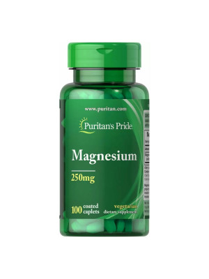 Puritan's Pride Magnesium 250mg – магний 250 мг, 100 капсул Фото 2