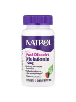 Fast-Dissolving Melatonin 10 mg - 60 tablets Natrol Фото 1