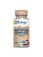 Solaray Org Grown Mushroom Complete 1200mg – комплекс грибов, 60 вегетарианских капсул Фото 1