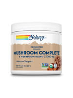 Solaray Organic Fermented Mushroom Complete – ферментированные грибы порошок органический комплекс, 2000 мг, 60 г Фото 1