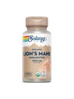 Solaray Organic Lion's Mane Fermented 1000mg - ежевик гребенчатый ферментированный, 60 капсул Фото 1