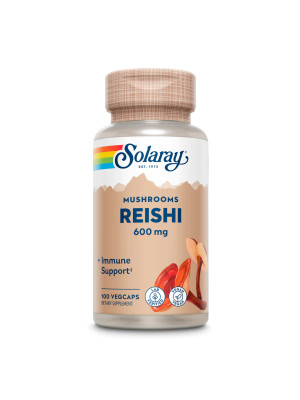 Solaray Reishi Mushroom – экстракт гриба рейши 600 мг, 100 капсул Фото 2