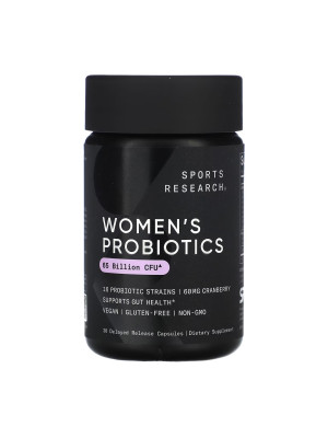 Sport Research Daily Women's Probiotics 65 Billion CFU – пробиотик комплекс для женщин, 30 вег. капсул Фото 2