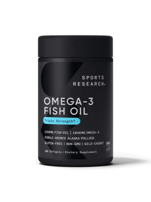 Sport Research Omega-3 Fish Oil Alaska 1250mg - Омега-3 рыбий жир, 180 капсул Фото 2