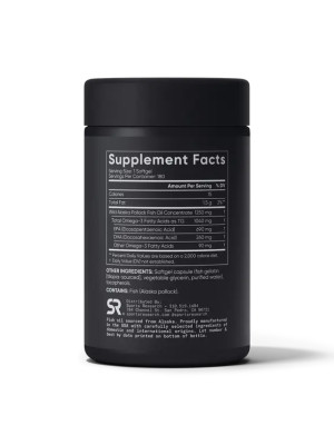Sport Research Omega-3 Fish Oil Alaska 1250mg - Омега-3 рыбий жир, 180 капсул Фото 2