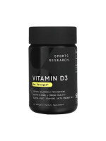 Sport Research Vitamin D3 10000 МЕ – витамин D3 в мягких капсулах, 120 шт Фото 1
