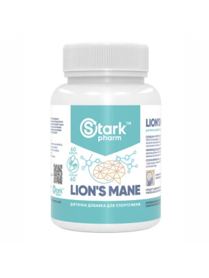 Stark Pharm Lion's Mane 500 mg - 60 capsules Фото 1