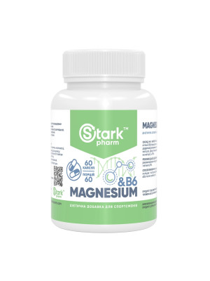 Stark Pharm Stark Magnesium/B6 - 60 caps Фото 1