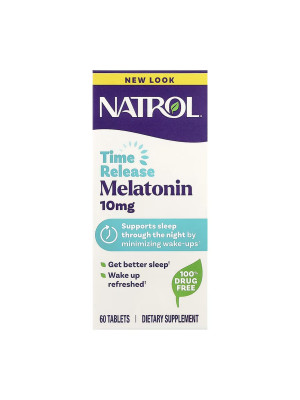 Time Release Melatonin 10mg – 60 таб Фото 1