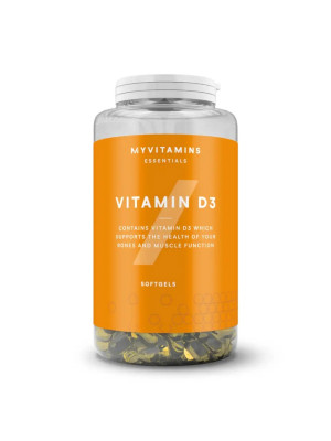 Myprotein Vitamin D3 – витамин D3 (холекальциферол), 180 капсул Фото 1