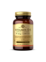 Solgar Vitamin D3 (Cholecalciferol) – витамин D3 2200 МЕ (55 мкг), 100 вегетарианских капсул Фото 1