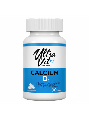 VPLab Calcium Vitamin D3 - 90 tablets Фото 1