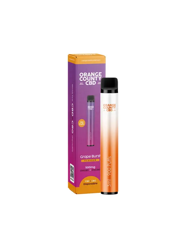 CBD|CBG Vape Pen - Grape Burst 500mg - Купить по доступной цене в