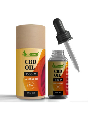 CBD Oil Isolate 1500mg (30ml) Фото 1