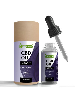 CBD Oil Isolate 4500mg (30ml) Фото 1