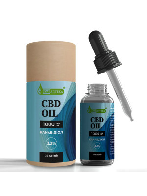 CBD Oil Isolate 1000mg (30ml) Фото 1