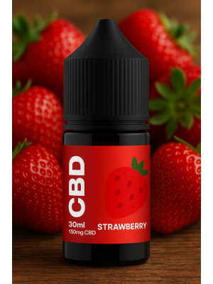 CBD Vape Liquid - Strawberry (30ml) Фото 1