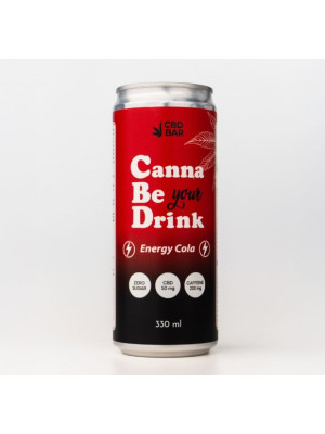 CBD Напиток CannaBeDrink Energy Cola 330мл (50мг) Фото 1