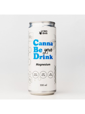 CBD Напиток CannaBeDrink MAGNESIUM 330мл (50мг) Фото 1
