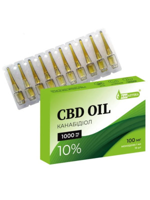 CBD 10% oil in capsules 100 mg Фото 1